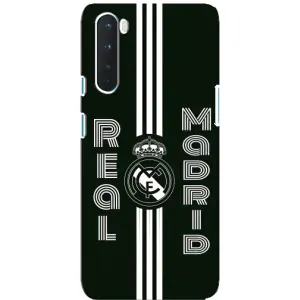 ФК Реал Мадрид чехлы для OnePlus Nord (AlphaPrint) (черно белый Реал)