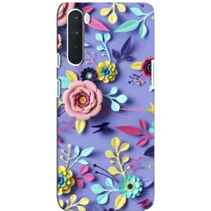Чохли з квітами для OnePlus Nord (VPrint) (Дизайн квітів)