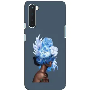 Чехлы (ART) Цветы на OnePlus Nord (VPrint) (Квіти на голові)