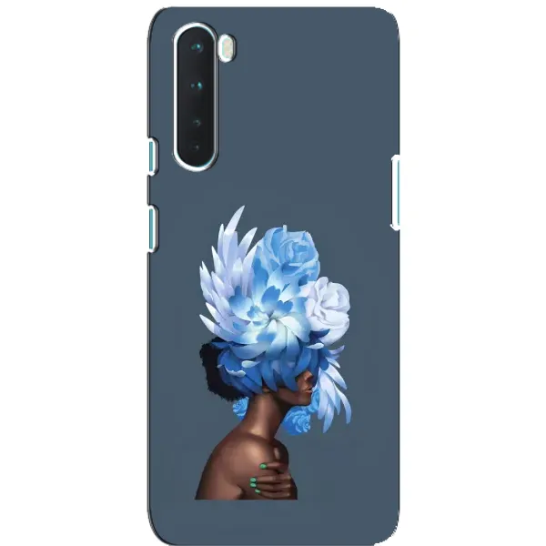 Чохол з принтом «Квіти на голові» для OnePlus Nord