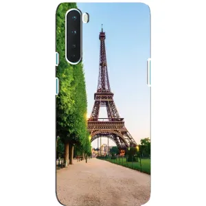 Чохол Ейфелева Вежа OnePlus Nord - (AlphaPrint) (Дорога до Парижу)