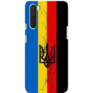 Украинские Чехлы для OnePlus Nord с картинкой УПА (AlphaPrint) (Прапор УПА)