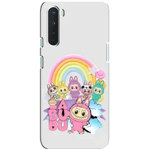 Чехол с Лабубу на OnePlus Nord (Фон Лабубу)