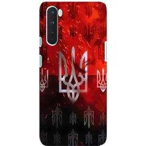 Украинские Чехлы для OnePlus Nord с картинкой УПА (AlphaPrint) (ГЕРБ УПА)