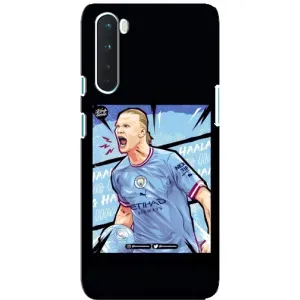 Чехлы с футболистом Ерлинг Холанд для OnePlus Nord (AlphaPrint) (гол Эрлинг Холланд)