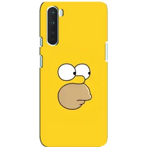 Чехол с Симпсонами для OnePlus Nord (VPrint) (Гомер)