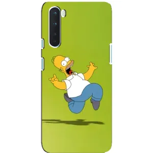 Чехол с Симпсонами для OnePlus Nord (VPrint) (Гомер Симпсон)