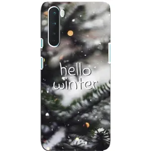 Новорічні, Святкові Чохли для OnePlus Nord - 2024 год (Hello winter)