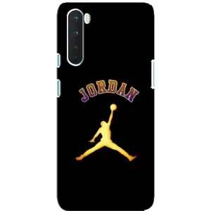 Чохли для OnePlus Nord - з картинкою JORDAN (AlphaPrint) (Jordan Gold)