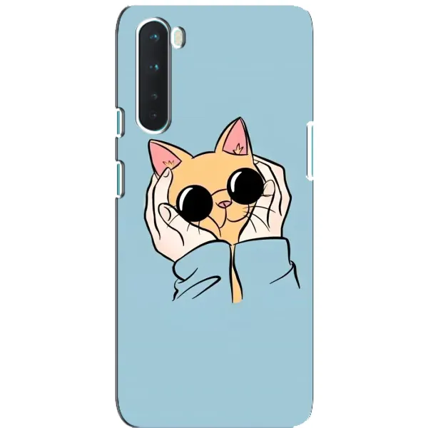 Чохол з принтом «Котик в окулярах» для OnePlus Nord