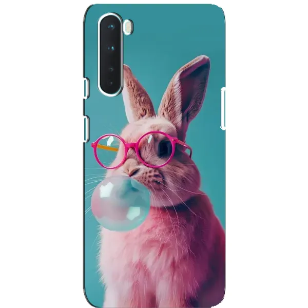 Чехол с принтом «Кролик в очках» для OnePlus Nord