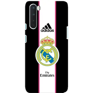 Чехол для OnePlus Nord с принтом Реал Мадрид (Лого Real Madrid)