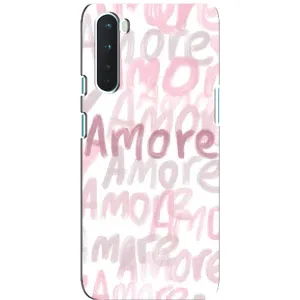 Чохол з розовим принтом для OnePlus Nord (Аморе любов)