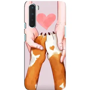 Чохли з собаками для OnePlus Nord (VPrint) (Любовь до собак)