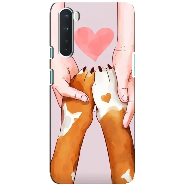 Чохол з принтом «Любовь до собак» для OnePlus Nord