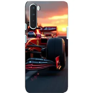 Чехол Формула1 на OnePlus Nord (Макларен на закате)