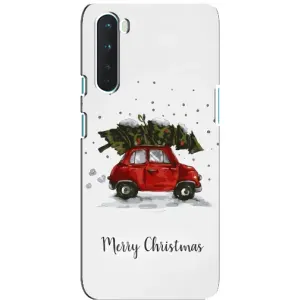 Чехол с принтом «Машина с елкой» для OnePlus Nord