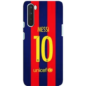 Чехлы Месси для OnePlus Nord (AlphaPrint) (Messi Barca 10)