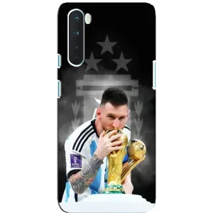 Чехлы для OnePlus Nord (Leo чемпион) (AlphaPrint) (Месси Чемпион)