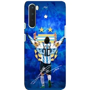 Чехлы для OnePlus Nord (Leo чемпион) (AlphaPrint) (Месси сборная)