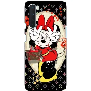 Чохол Disney Mouse OnePlus Nord (PREMIUMPrint) (Мінні peace)