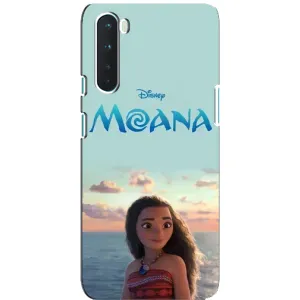 Чехол с мультфильмом Моана OnePlus Nord (Портрет Моана)