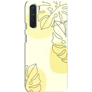 Силиконовый чехол с принтом в цветах на OnePlus Nord