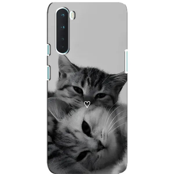 Чехол с принтом «Пара котов» для OnePlus Nord