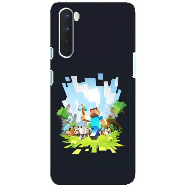 Чохол з принтом «персонажі Minecraft» для OnePlus Nord