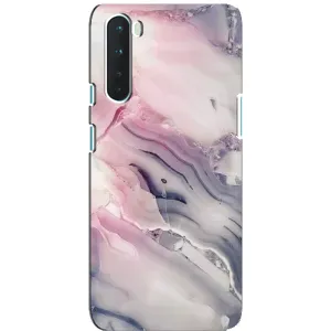 Мраморний чехол на OnePlus Nord (VPrint) (Пурпурний Мрамор)