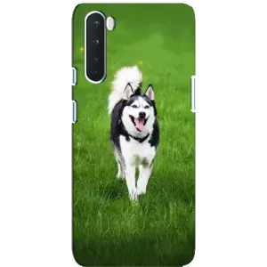 Чохол з Хаскі OnePlus Nord - (AlphaPrint) (Радісний Хаскі)