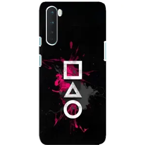 Чехол Гра в кальмара для OnePlus Nord (Символы Игра кальмара)