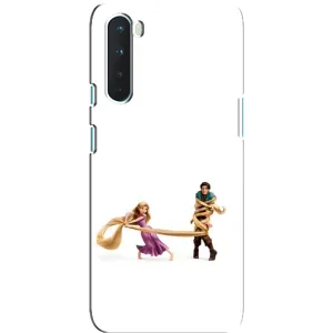 Чехол Рапунцель для OnePlus Nord (Рапунцель и Флин)