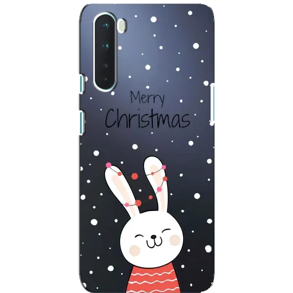 Чехол с принтом «Рождественский заяц» для OnePlus Nord Чехол с принтом «Рождественский заяц» для OnePlus Nord