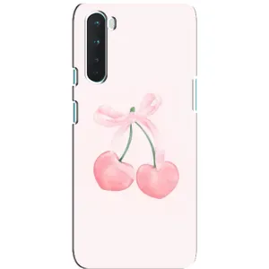 Чохол з розовим принтом для OnePlus Nord (Рожеві вишні)