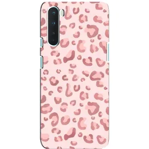 Чохол з розовим принтом для OnePlus Nord (Рожевий леопард)