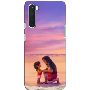Чехол с мультфильмом Моана OnePlus Nord (Маленькая Ваяна)