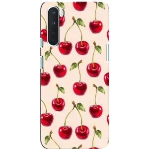 Чохли з фруктами для OnePlus Nord (VPrint) (Черешня)