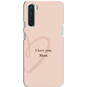 Чехол с принтом «Сердце маме» для OnePlus Nord