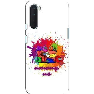 Чохли Амонг Ас для OnePlus Nord (AlphaPrint) (Яскравий АмонгАс)