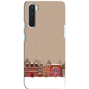 Новорічні, Святкові Чохли для OnePlus Nord - 2024 год (Зимове місто)