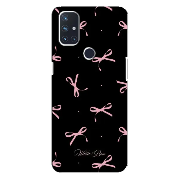 Чехол с принтом «Банты на черном» для OnePlus Nord 10 5G Чехол с принтом «Банты на черном» для OnePlus Nord 10 5G