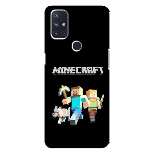 Чохол з принтом «герої Minecraft» для OnePlus Nord 10 5G