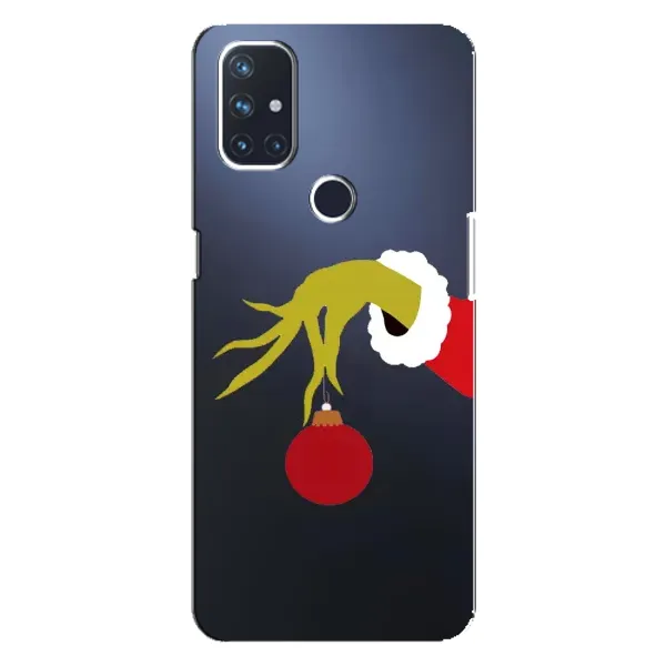 Чехол с принтом «Гринч с игрушкой» для OnePlus Nord 10 5G Чехол с принтом «Гринч с игрушкой» для OnePlus Nord 10 5G