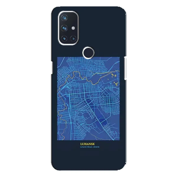 Чохол з принтом «Луганськ» для OnePlus Nord 10 5G