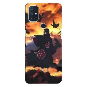 Чехол Итачи Учиха дляВанПлас Норд 10 5Джи (AlphaPrint) (Итачи с воронами)