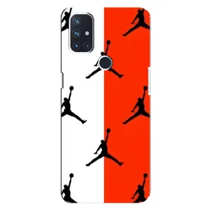 Чехлы для OnePlus Nord 10 5G - с картинкой JORDAN (AlphaPrint) (Лого Джордан)