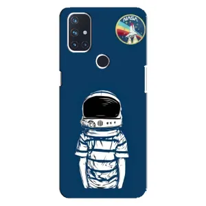 Чехол NASA для OnePlus Nord 10 5G (AlphaPrint) (Мальчик в шлеме)