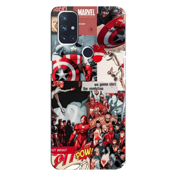 Чехол с принтом «Марвел Комикс» для OnePlus Nord 10 5G Чехол с принтом «Марвел Комикс» для OnePlus Nord 10 5G
