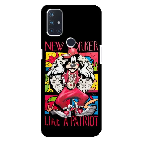 Чехол с принтом «Мультяшный Волк» для OnePlus Nord 10 5G